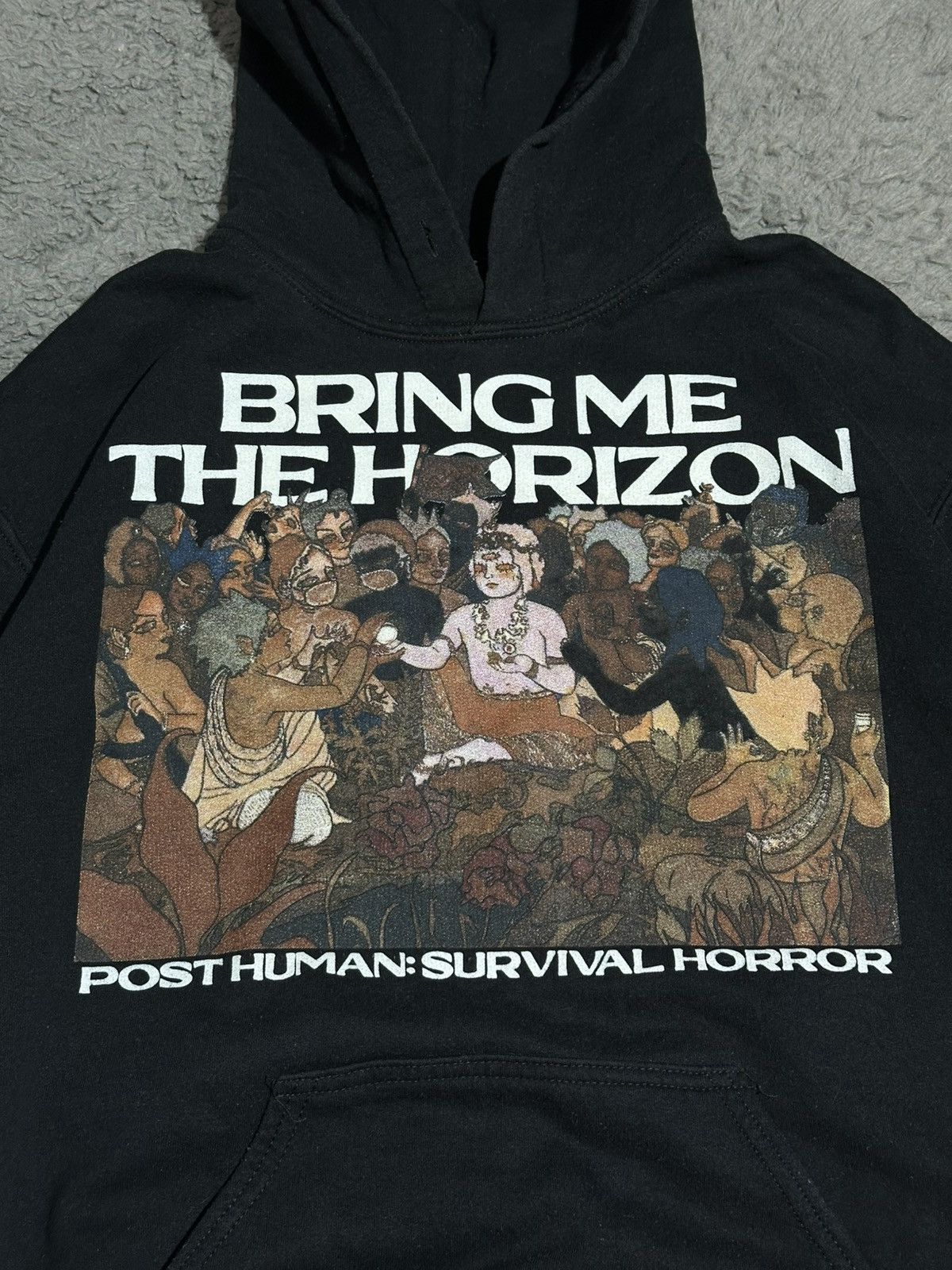 Band Tees Bring Me The Horizon Post Human Survival Horror Tour Hoodie Size US M / EU 48-50 / 2 - 5 Thumbnail