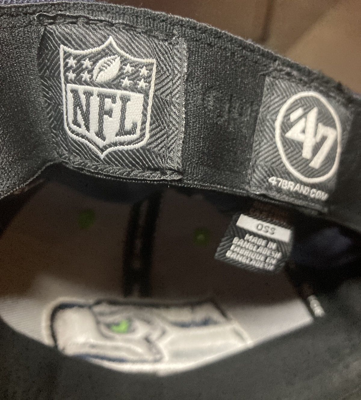 47 Brand Seattle Seahawks 47 contender stretch fit osfa green hat cap Size ONE SIZE - 10 Thumbnail
