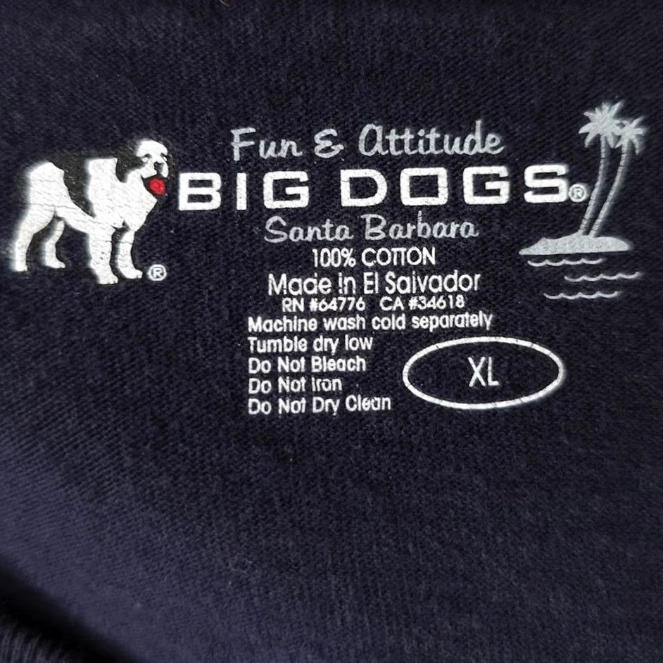 Big Dogs VINTAGE Big Dogs T Shirt Mens XL Blue Y2K If You Dont Like My Attitude Quit Talking To Me Size US XL / EU 56 / 4 - 7 Thumbnail