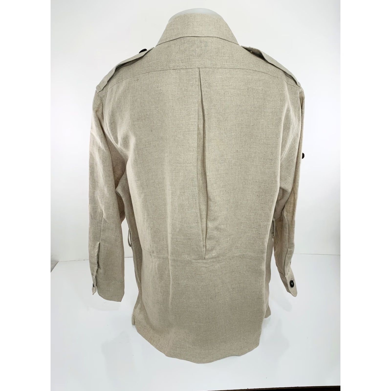 Orvis ORVIS LINEN BLEND SAFARI JACKET Mens M Beige Belted Hunting Shirt Sturdy MINT / NO BELT Size US M / EU 48-50 / 2 - 4 Thumbnail