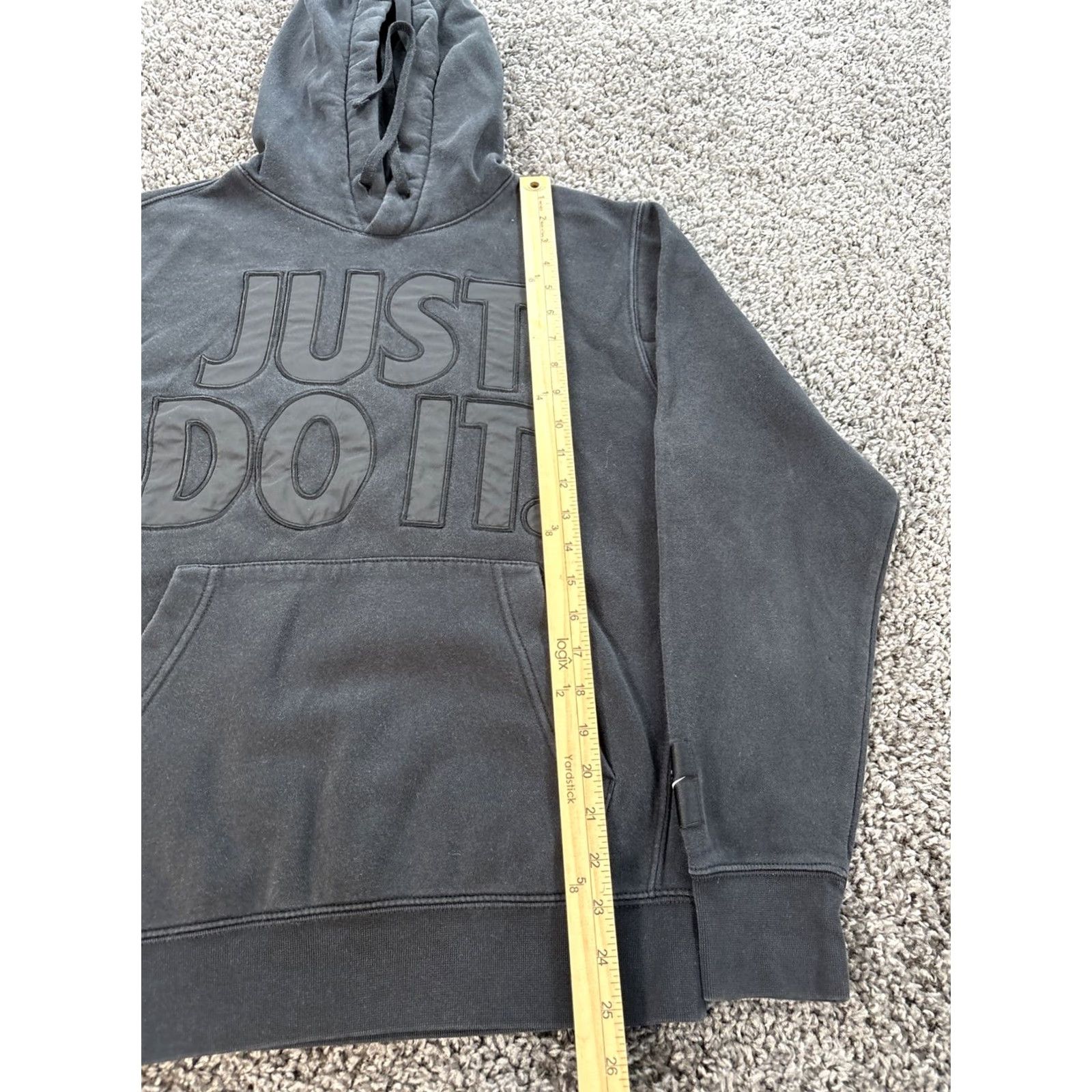 Nike Nike Hoodie Mens Small Black Spell Out Big Logo BV5109-011 Y2K Size US S / EU 44-46 / 1 - 2 Thumbnail