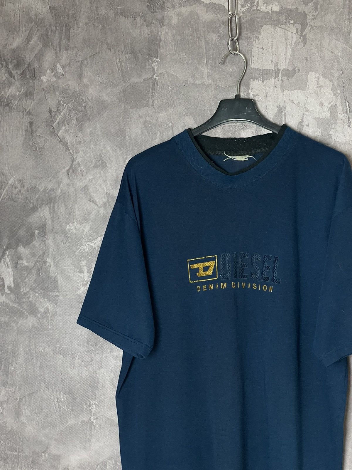 Diesel × Vintage Diesel Denim division vintage big logo t shirt Size US L / EU 52-54 / 3 - 4 Thumbnail