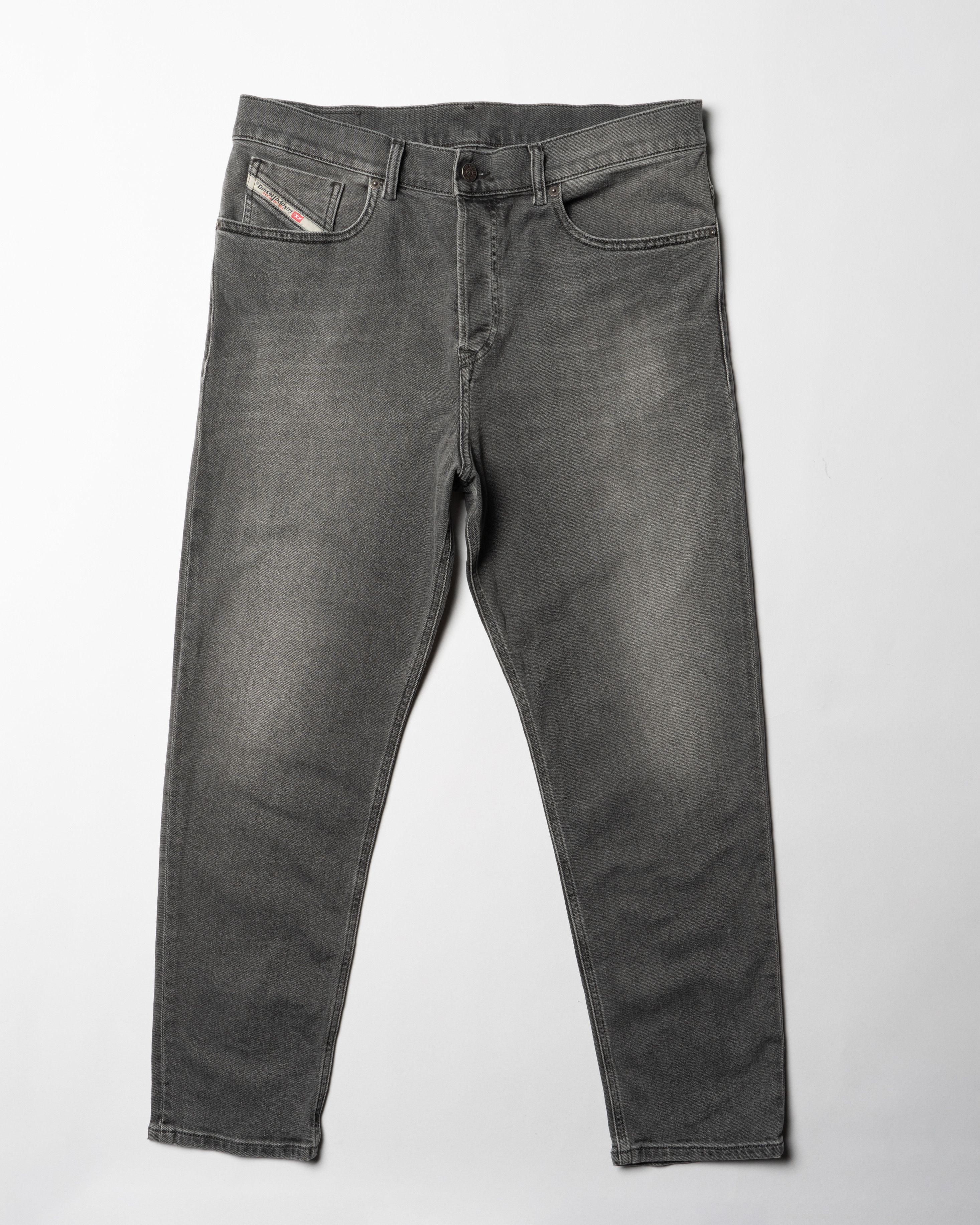 Diesel 🔵DIESEL D-FINING Stretch Tapered Grey Jeans Size US 34 / EU 50 - 3 Thumbnail