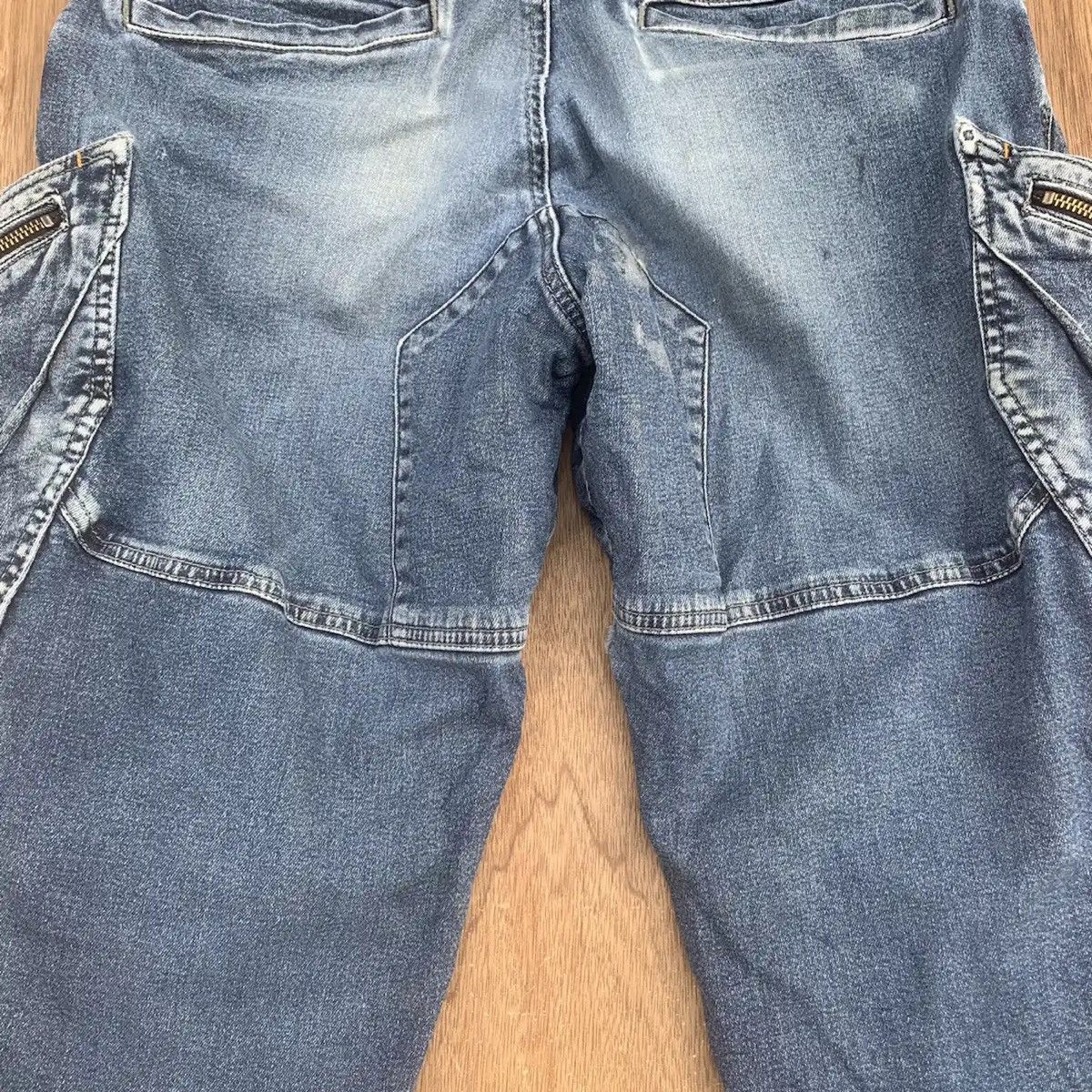 Japanese Brand DOUBLE KNEE JEANS JAPANESE TROUSERS BIKERS DENIM NICE PANTS Size US 30 / EU 46 - 16 Thumbnail