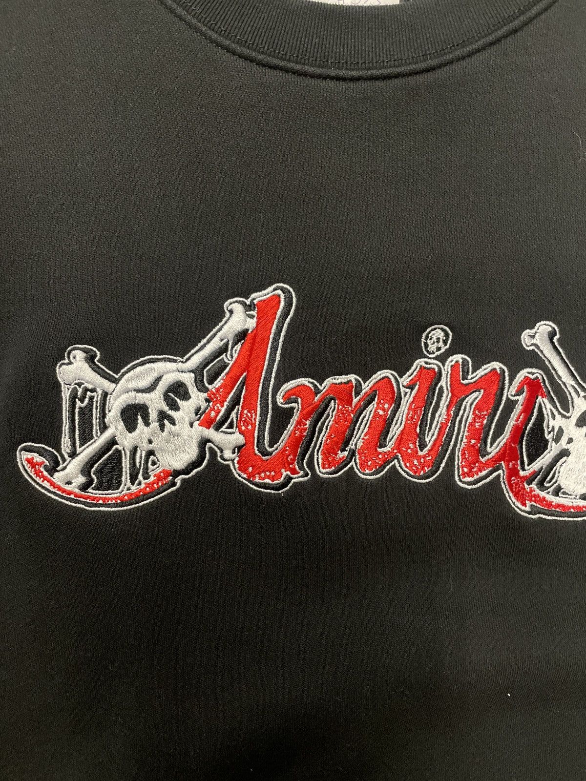 Amiri Amiri Crewneck Skull/Red Logo Size US L / EU 52-54 / 3 - 2 Thumbnail