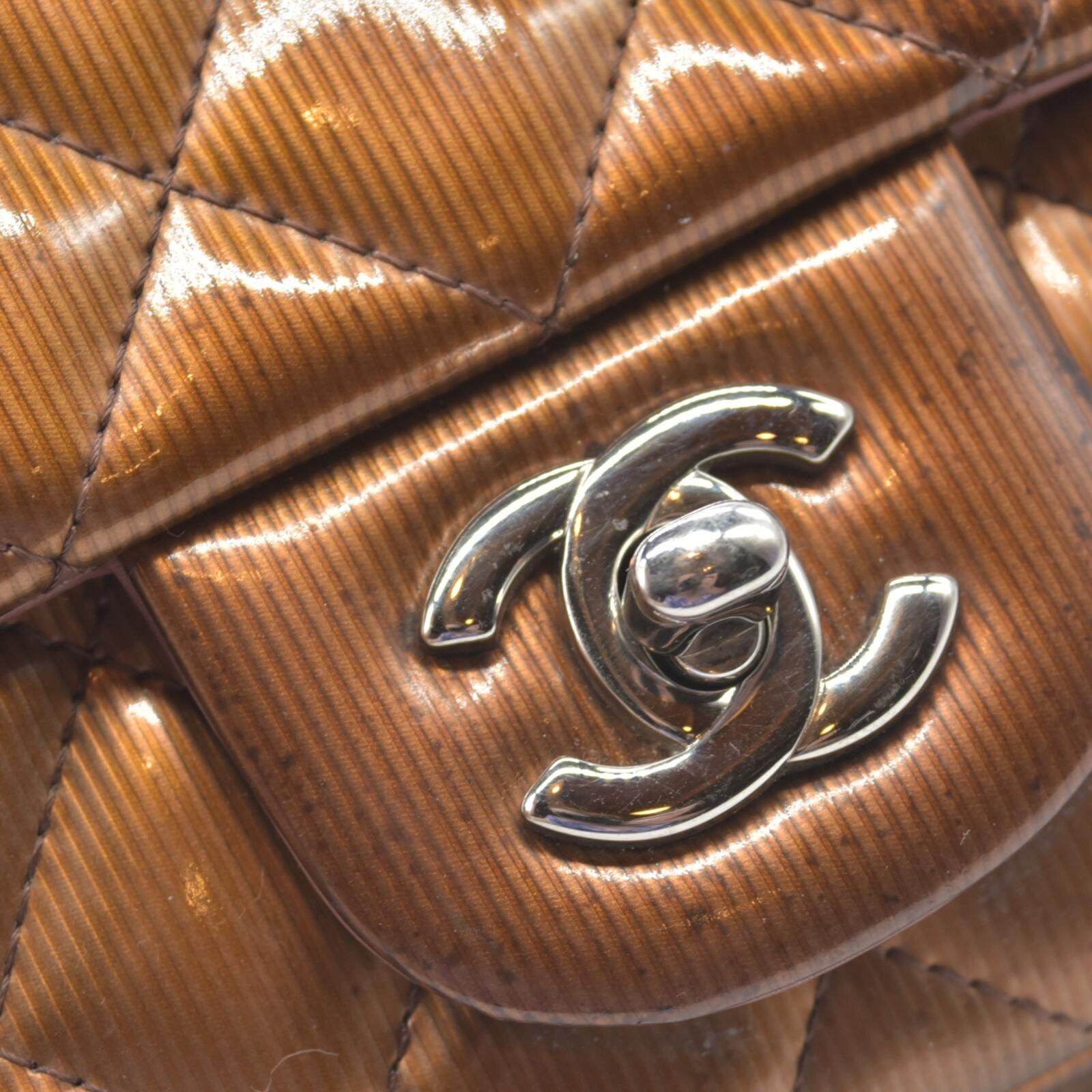Chanel 2013 Chanel Patent Calfskin Quilted Mini Rectangular Flap Size ONE SIZE - 15 Thumbnail