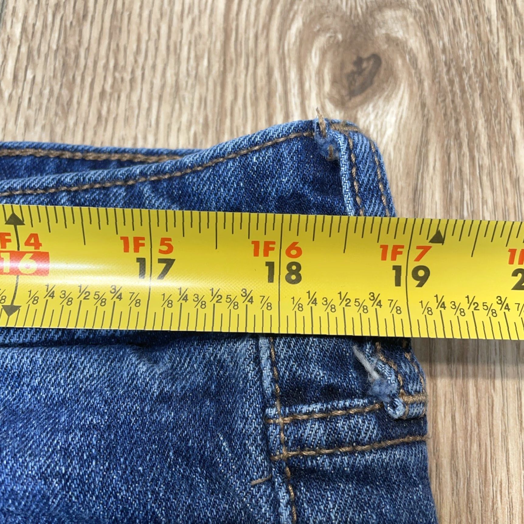 Vintage VINTAGE Universal Thread Women's Jeans Boyfriend Style Size 16 Blue Cotton Blend 90s, Casual, Casual Wear Size 38" / US 16 / IT 52 - 6 Thumbnail