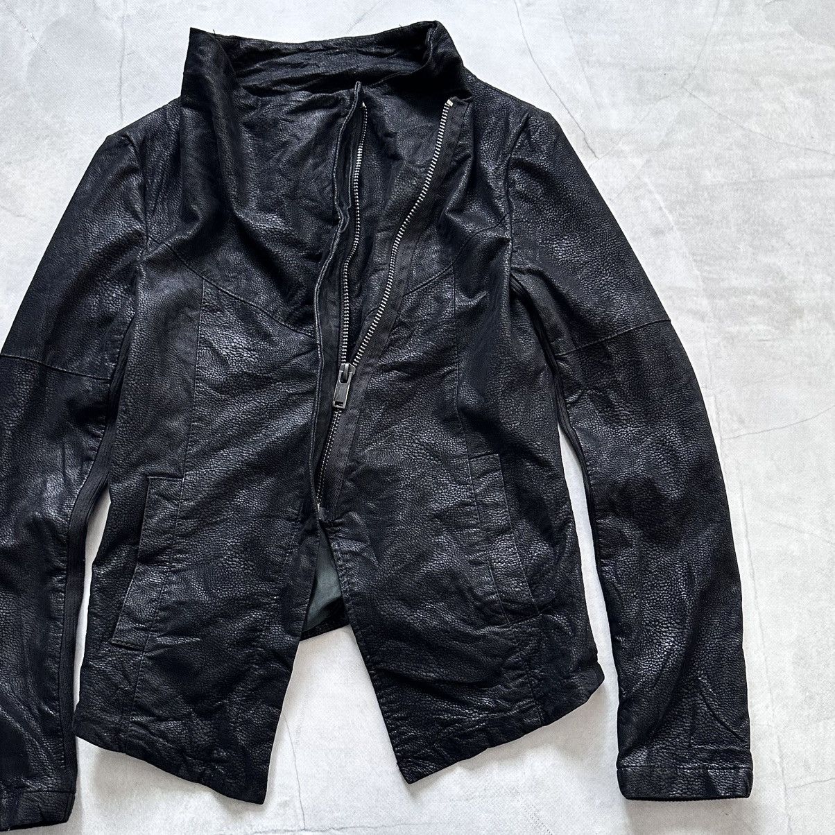 Hysteric Glamour × Undercover Gothic Biker Jacket Side Zip Mad Punk Demeulemeester Vibe Size XS / US 0-2 / IT 36-38 - 2 Thumbnail