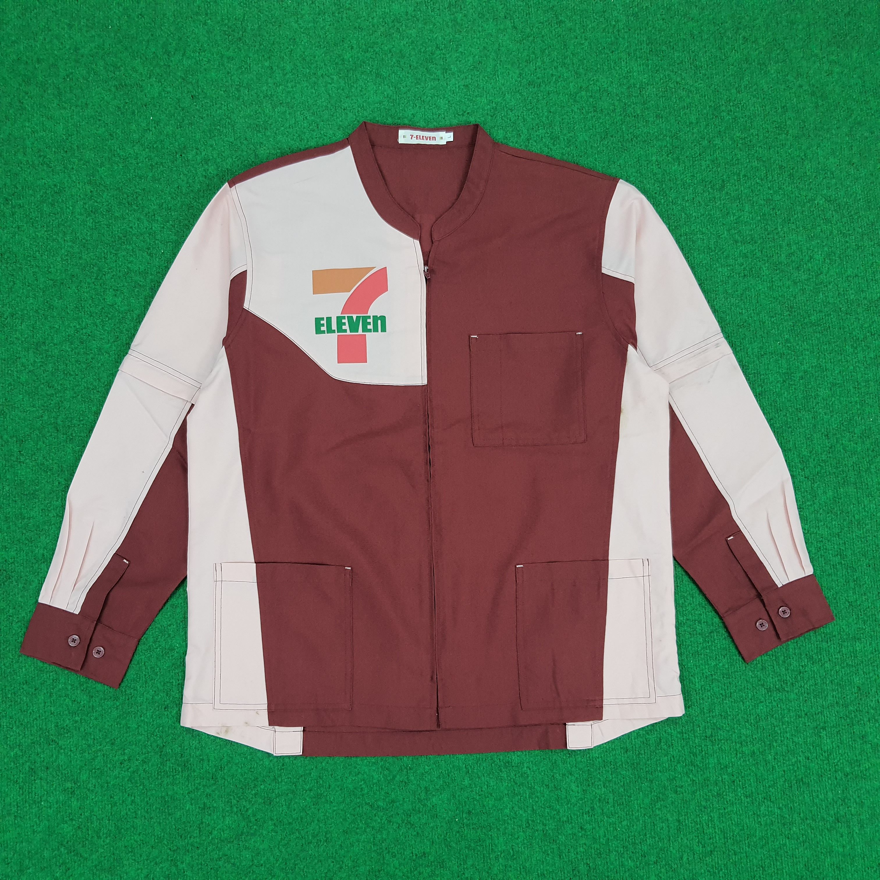 Japanese Brand × Vintage Vintage 7 Eleven Japanese Staff Uniform Jacket Size US M / EU 48-50 / 2 - 1 Thumbnail