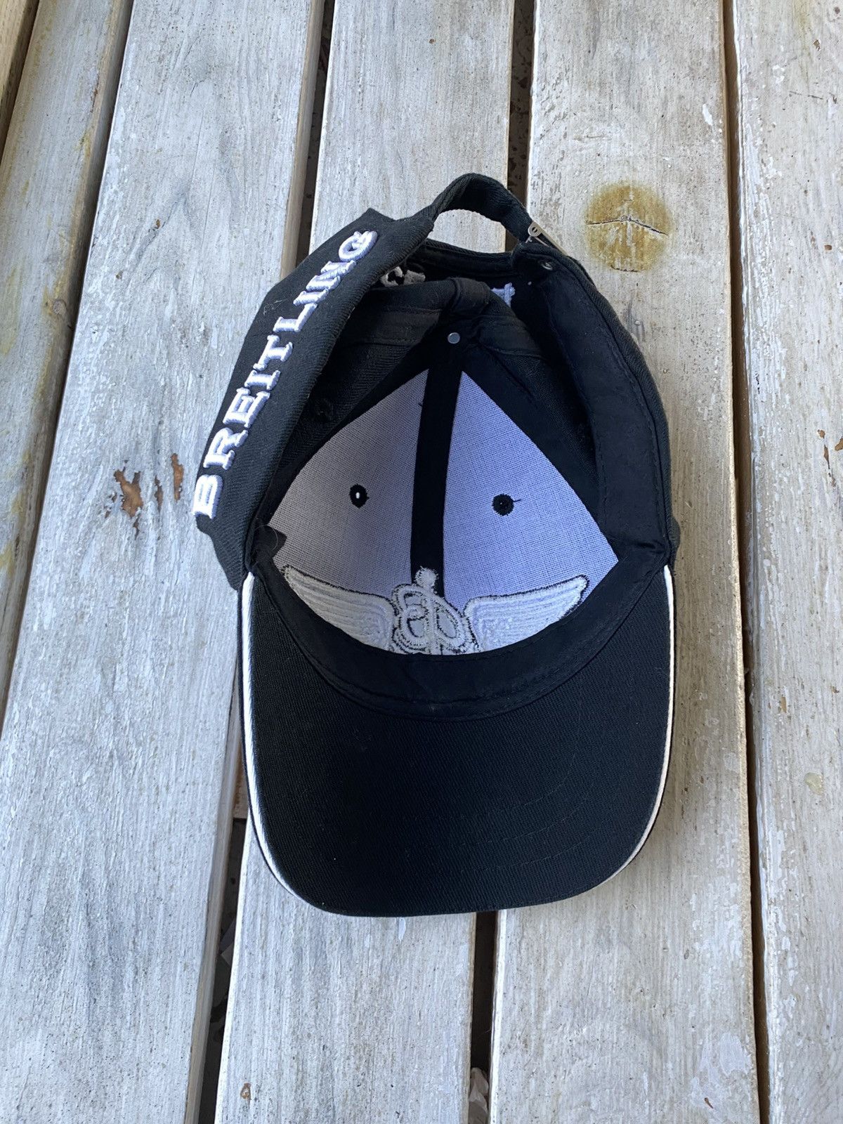Breitling × Vintage Vintage 90s Breitling Logo Cap Hat Rolex Cartier Omega Size ONE SIZE - 6 Thumbnail