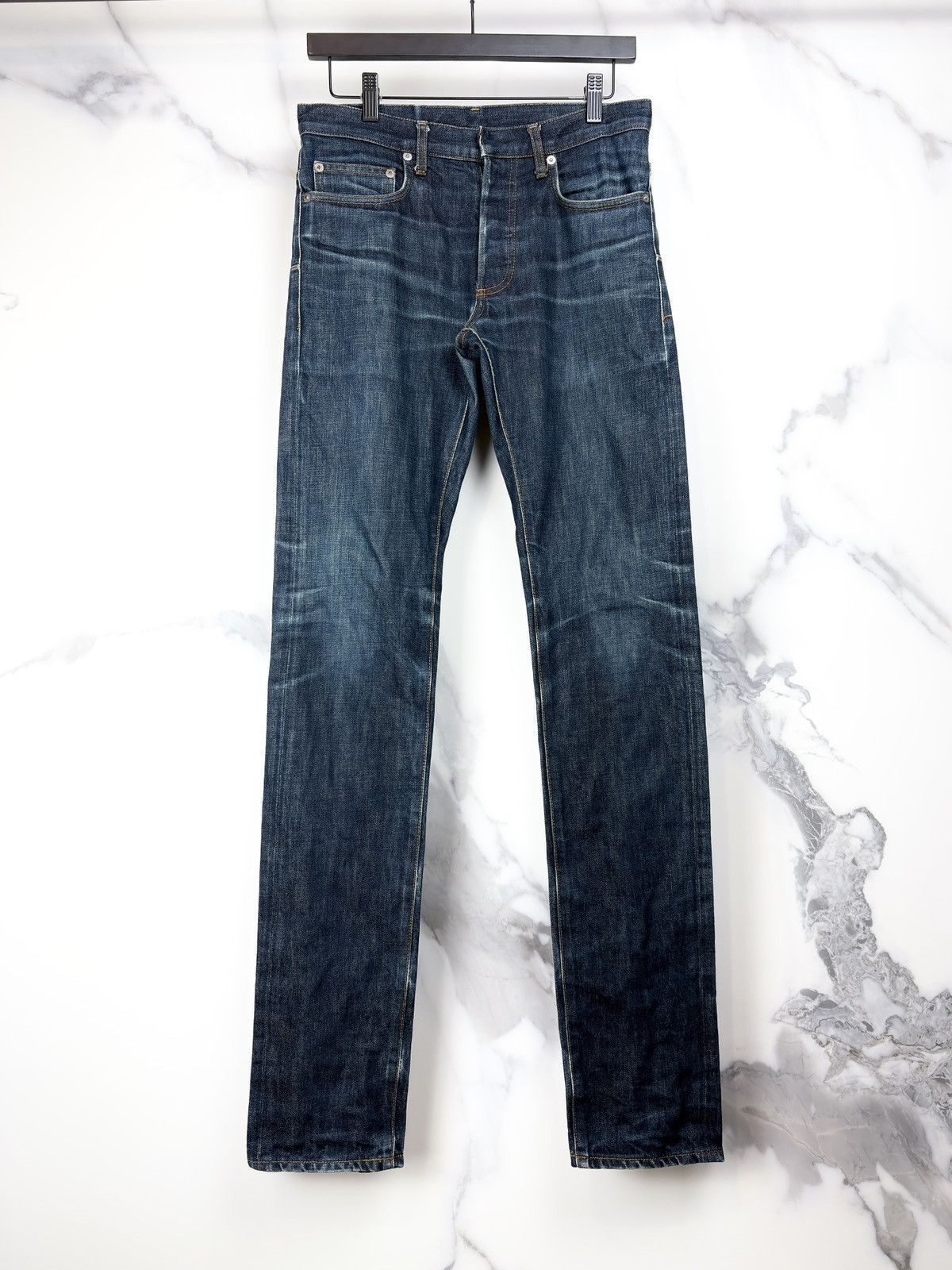 Dior AW08 Dior Homme Faded Indigo MIJ Japanese Denim Jeans Size US 28 / EU 44 - 1 Thumbnail