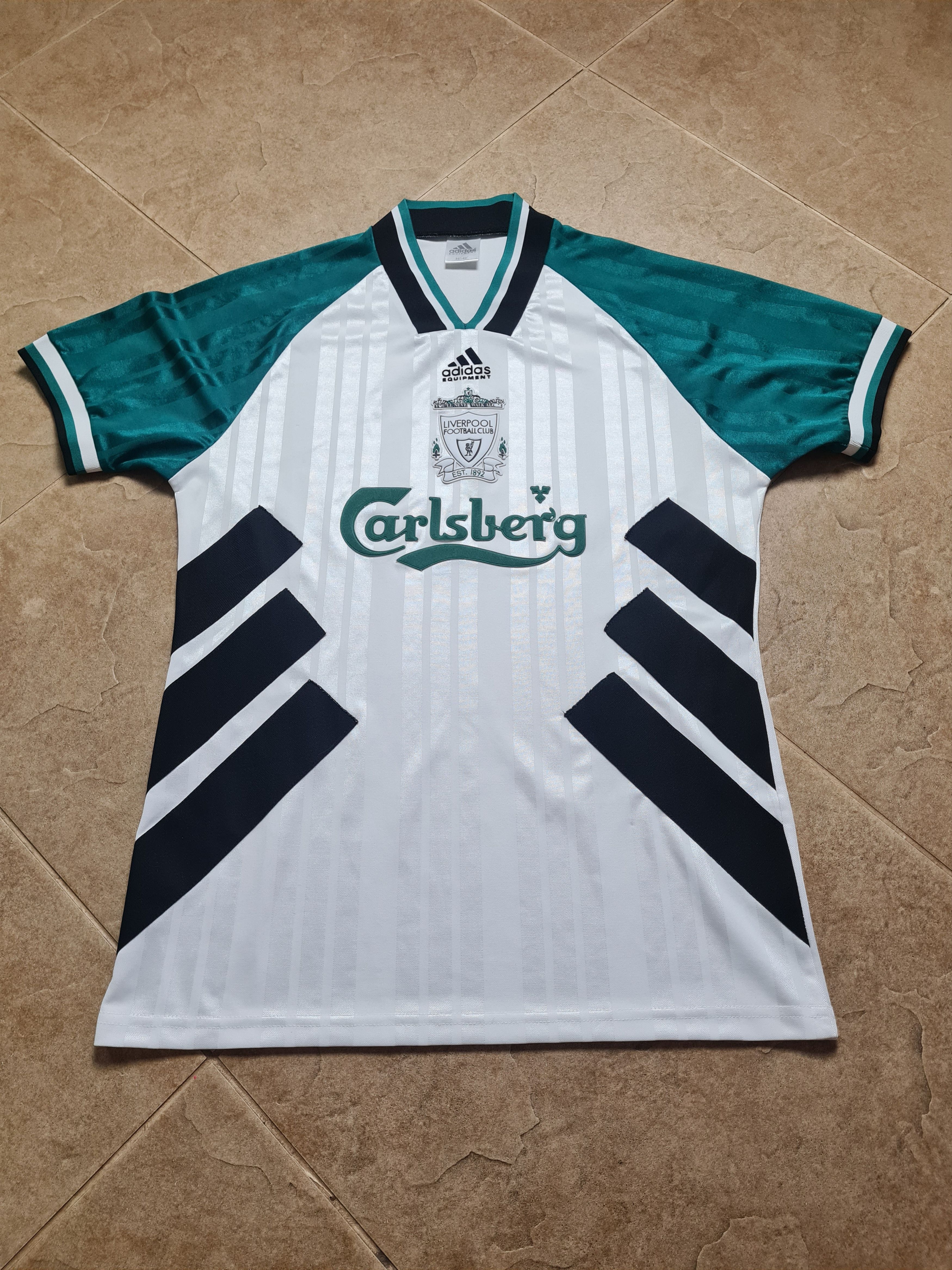 Adidas Football Jersey Liverpool Adidas 1993/1994 Away Soccer Shirt Size US S / EU 44-46 / 1 - 9 Thumbnail