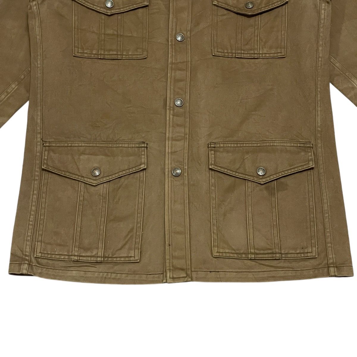 Edwin Rare 90s Vintage Edwin ‘I Am Rich Man’ Work Chore Jacket Size US XL / EU 56 / 4 - 8 Thumbnail