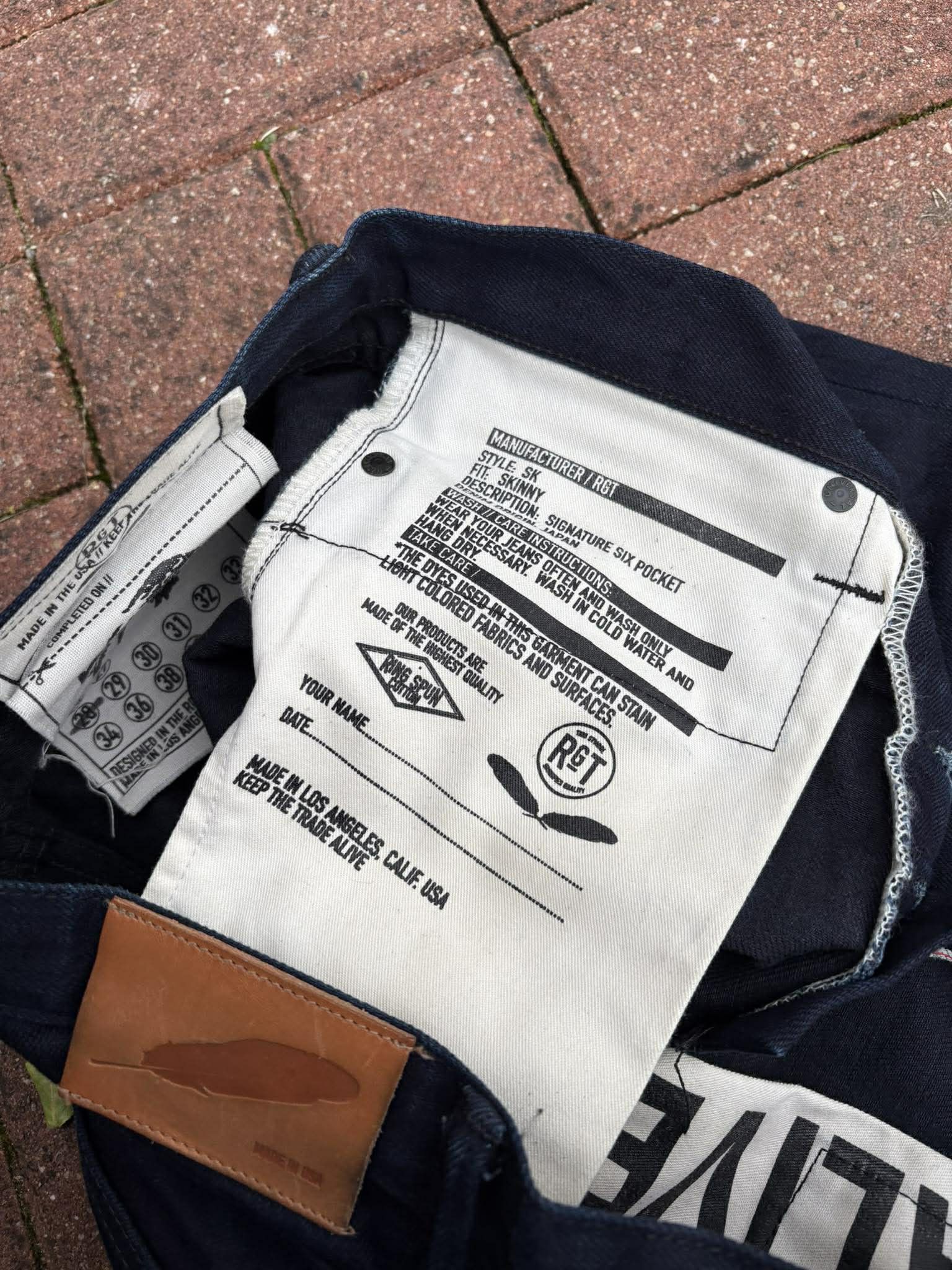 Rogue Territory Rogue Territory Signature Six Pocket Selvedge Raw Denim Size US 28 / EU 44 - 4 Thumbnail