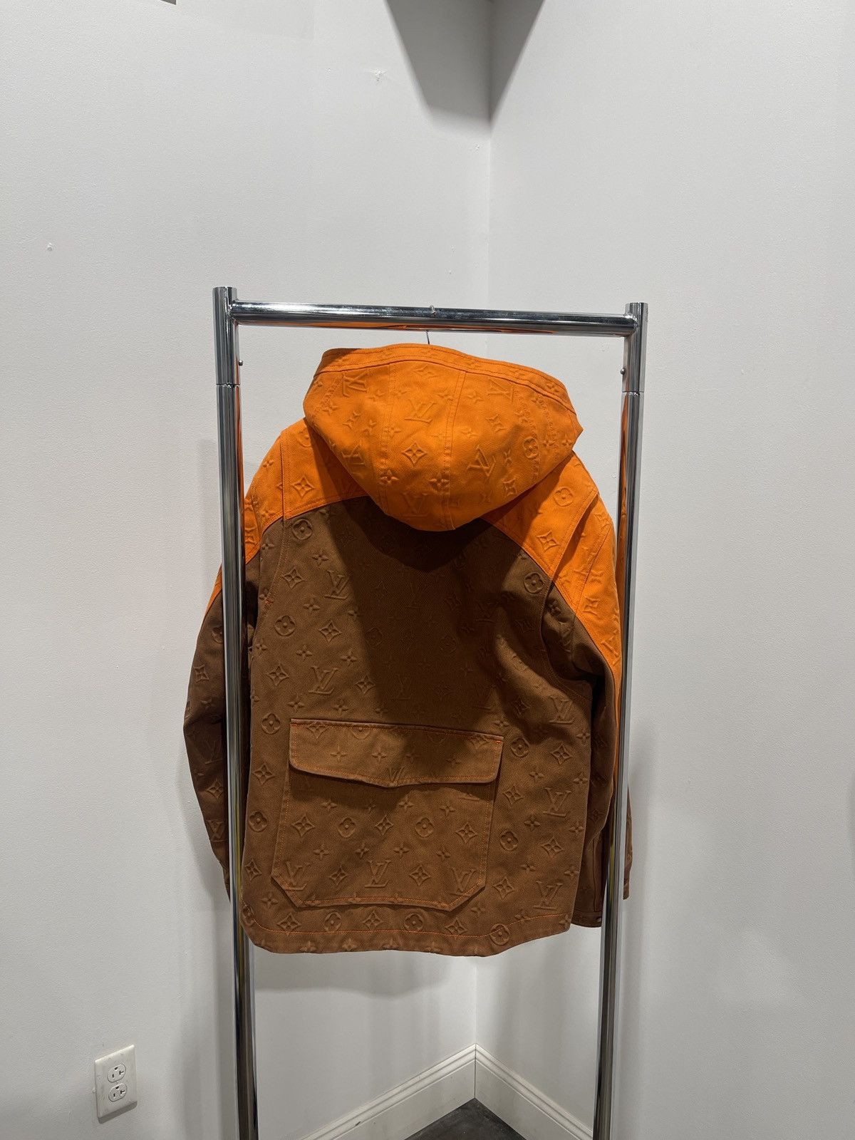 Louis Vuitton Louis Vuitton Orange Brown Carpenter Jacket Size US L / EU 52-54 / 3 - 2 Thumbnail