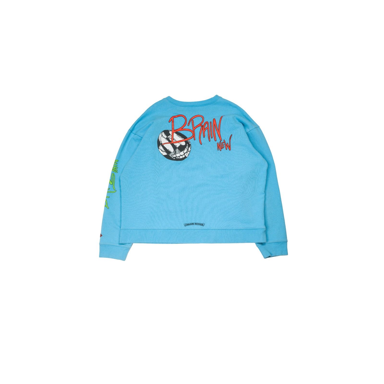 Chrome Hearts Matty Boy Brain New Crewneck Sweatshirt 'Blue' Size US M / EU 48-50 / 2 - 2 Thumbnail