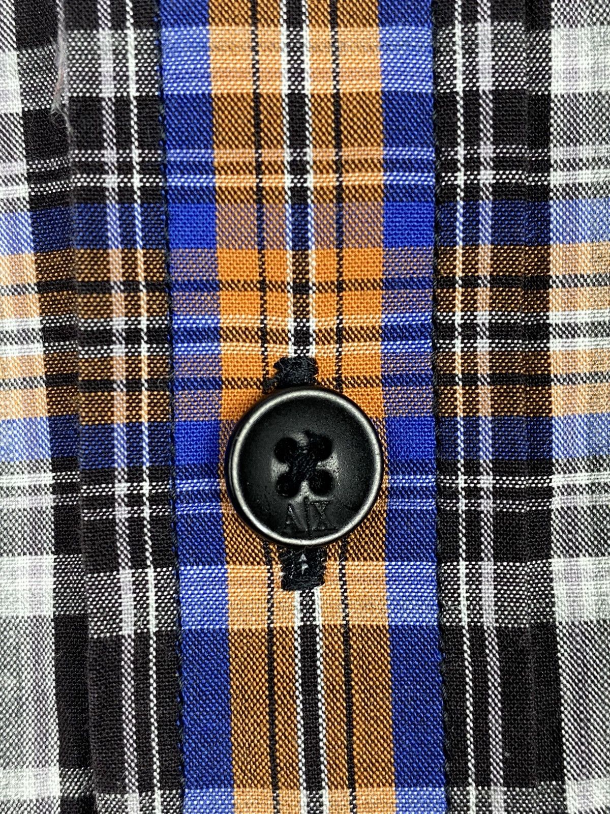 Armani Exchange Armani Exchange Checkered Button Up Long Sleeve Shirt Size US M / EU 48-50 / 2 - 7 Thumbnail