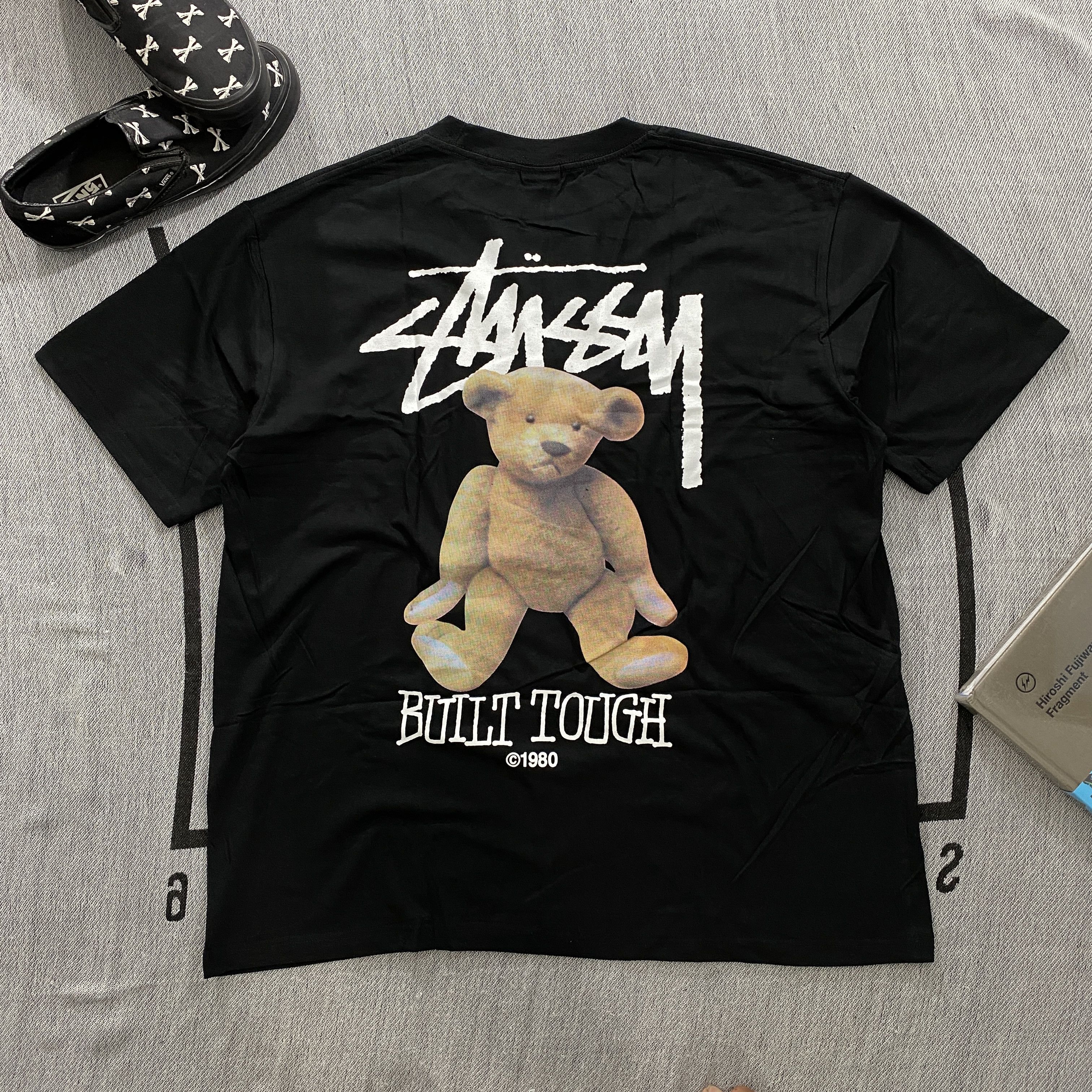 Stussy HYPE Stussy Bear Logo Tee Large | Grailed