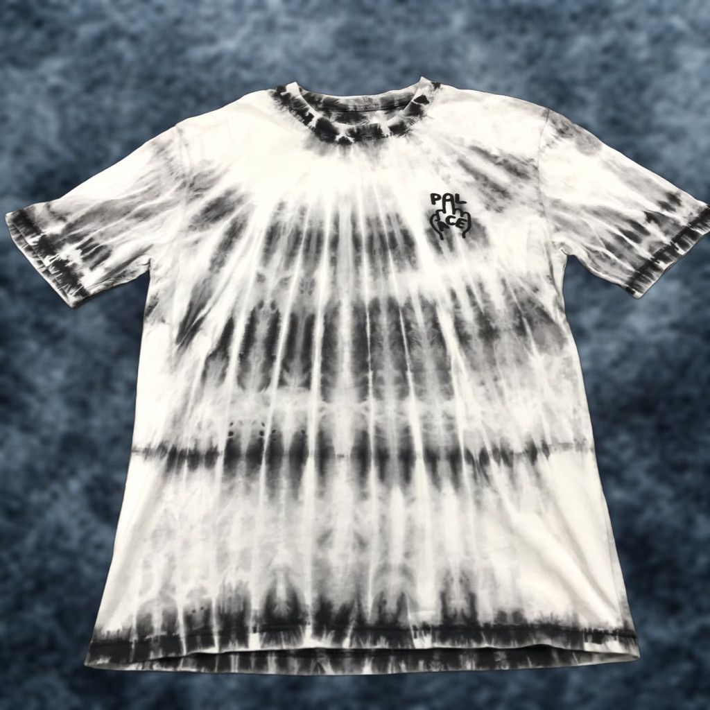 Palace Palace Shirt Mens M White Tie Dye AOP Finger Up Graphic Designer Logo Short Sleeve T-Shirt Size US M / EU 48-50 / 2 - 1 Thumbnail