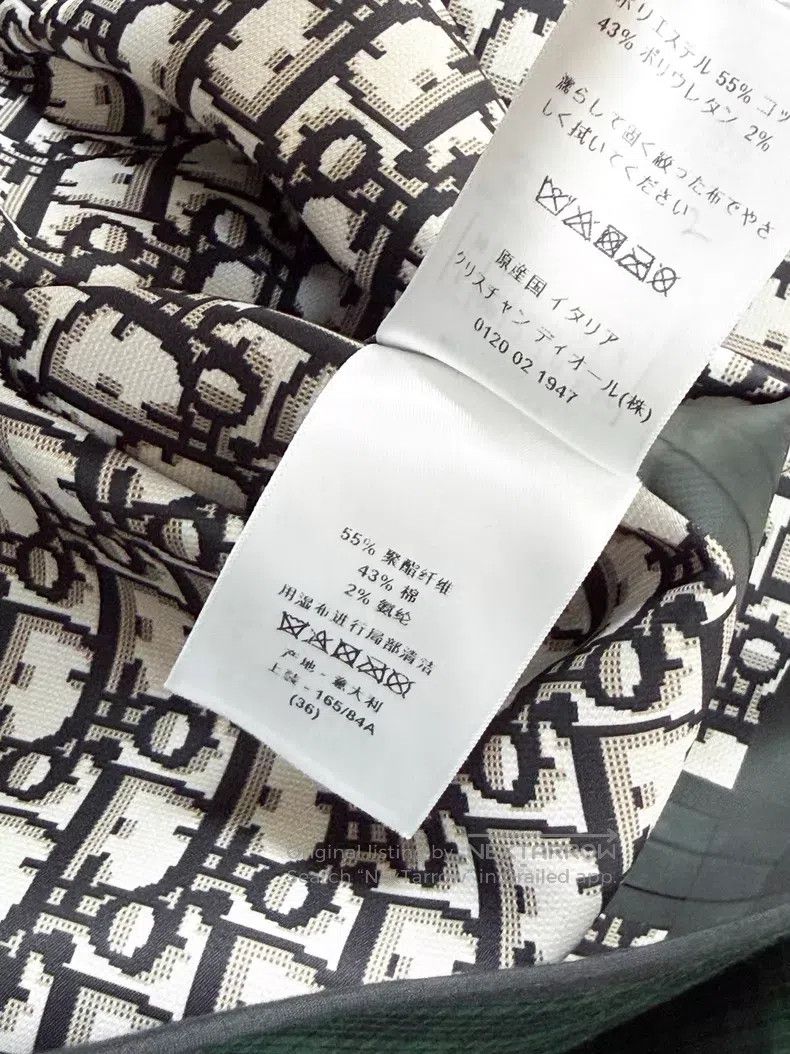 Dior Dior Black plaid lapel long-sleeved jacket Size XS / US 0-2 / IT 36-38 - 7 Thumbnail