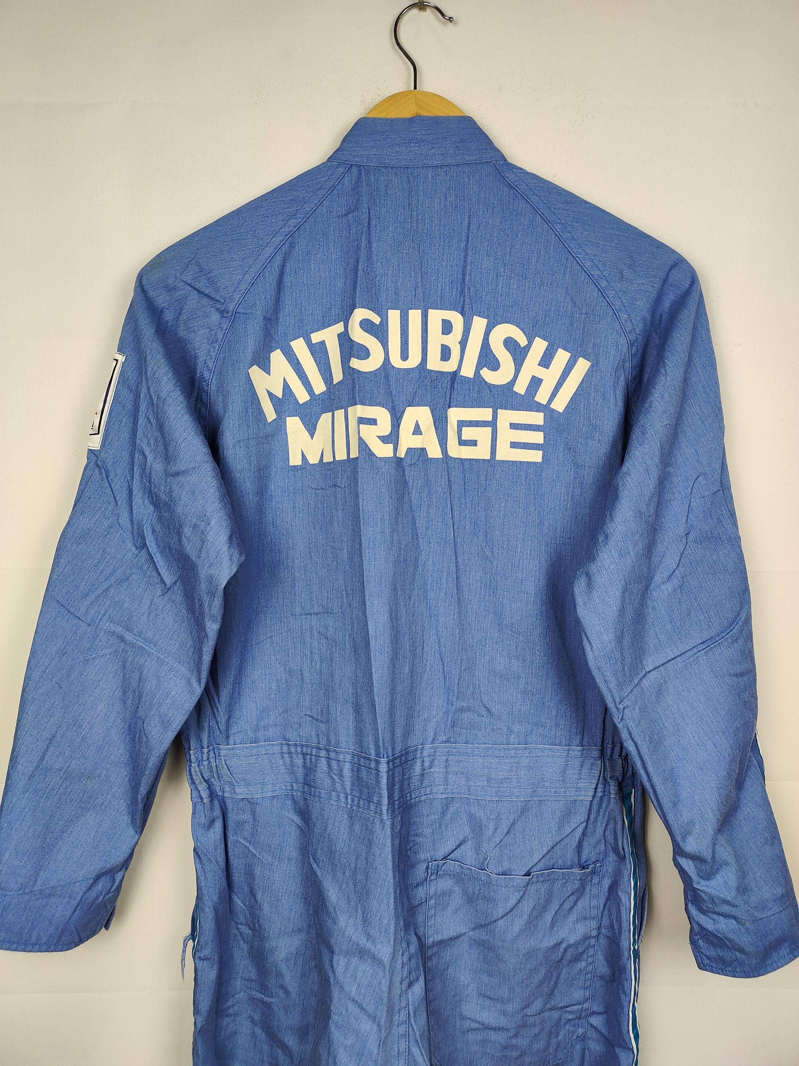 Japanese Brand Mitsubishi Mirage Staff Workwear Coverall Jacket Size US L / EU 52-54 / 3 - 6 Thumbnail