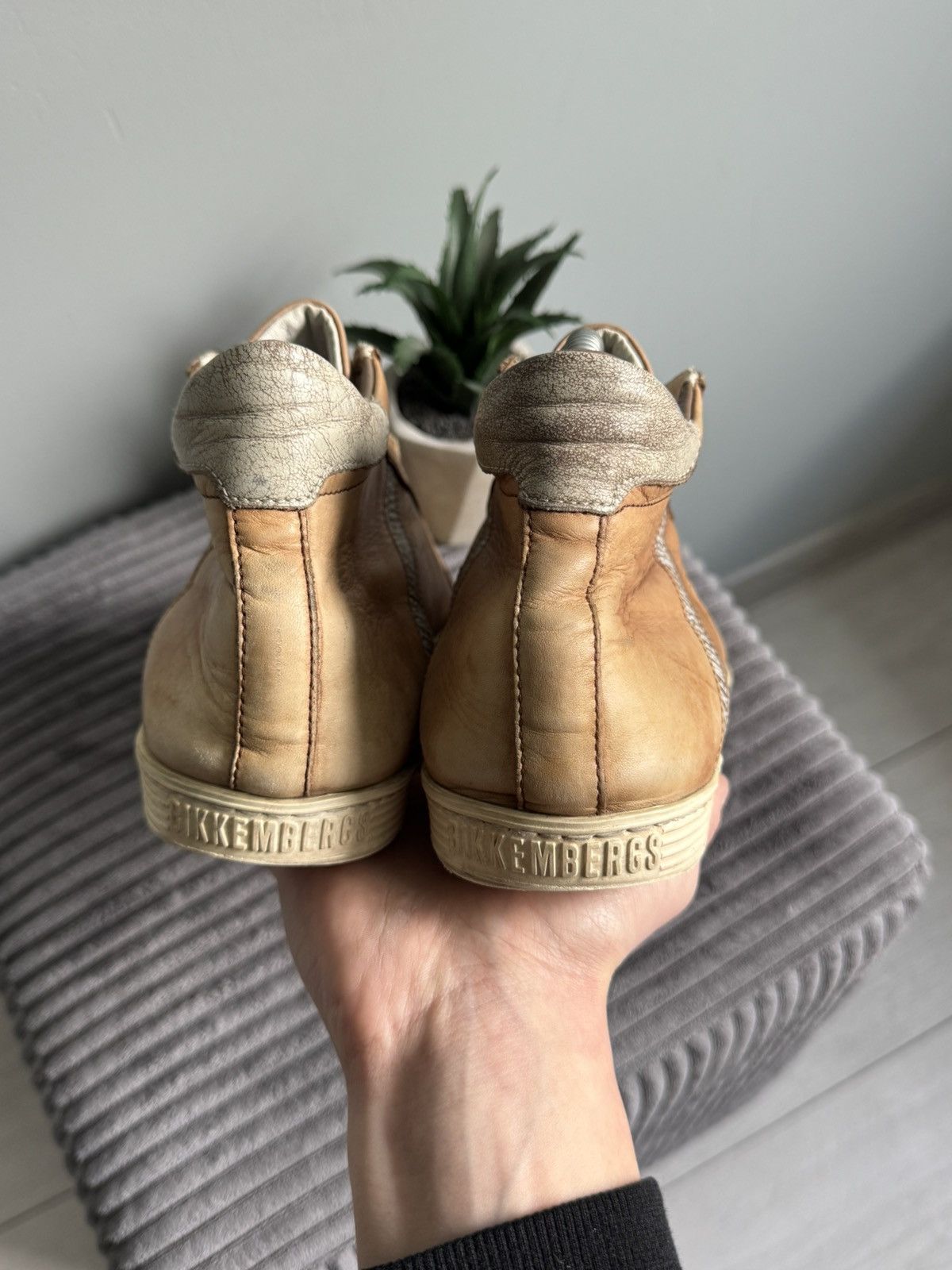 Dirk Bikkembergs Vintage Dirk Bikkembergs Leather High Top Sneakers Size US 8 / EU 41 - 10 Thumbnail