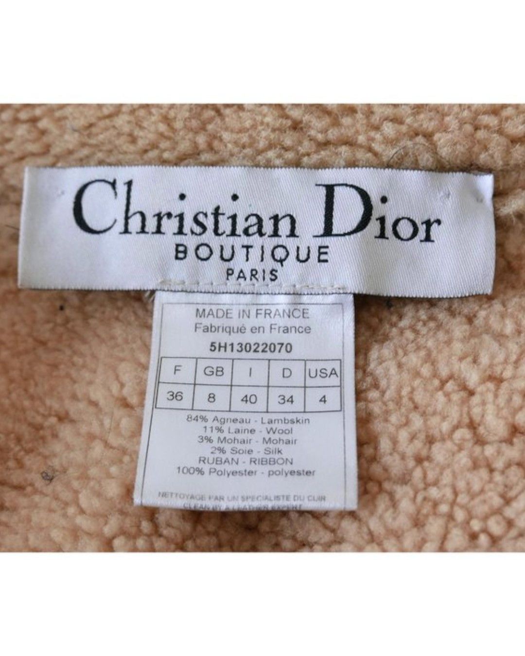 Christian Dior Monsieur F/W 2005 DIOR BY JOHN GALLIANO SHEARLING LEATHER JACKET Size S / US 4 / IT 40 - 6 Thumbnail