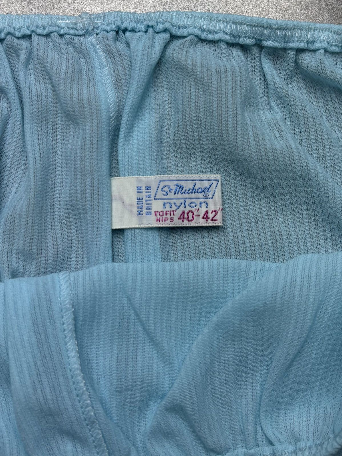 Marks & Spencer × Vintage 1960s Chiffon Boxers 70s Vintage Sheer Shorts Lace Panties Size ONE SIZE - 3 Thumbnail
