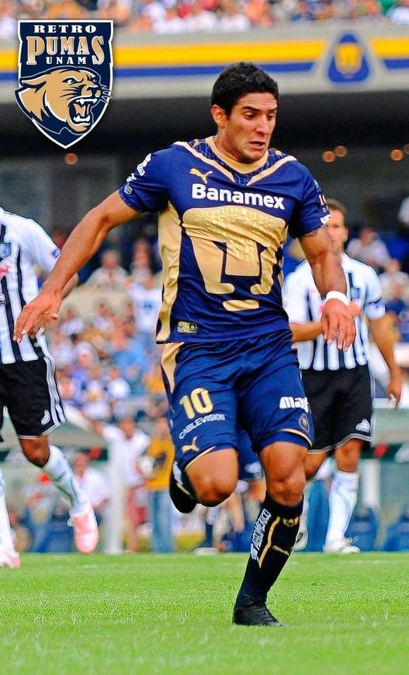 Puma PUMAS UNAM 2009 2010 AWAY FOOTBALL MEXICO SOCCER JERSEY Size US S / EU 44-46 / 1 - 11 Thumbnail