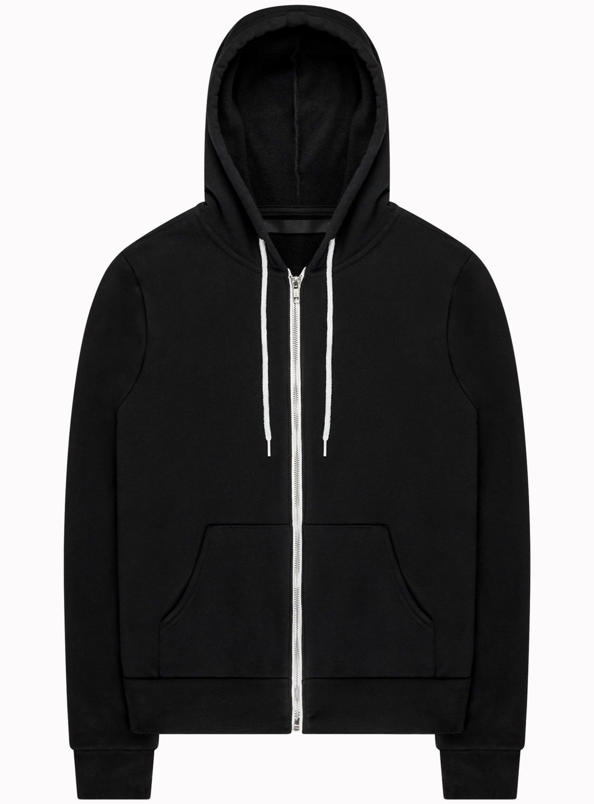 Other AA hedi slimane plain black slim zip front hoodie Size US S / EU 44-46 / 1 - 4 Thumbnail