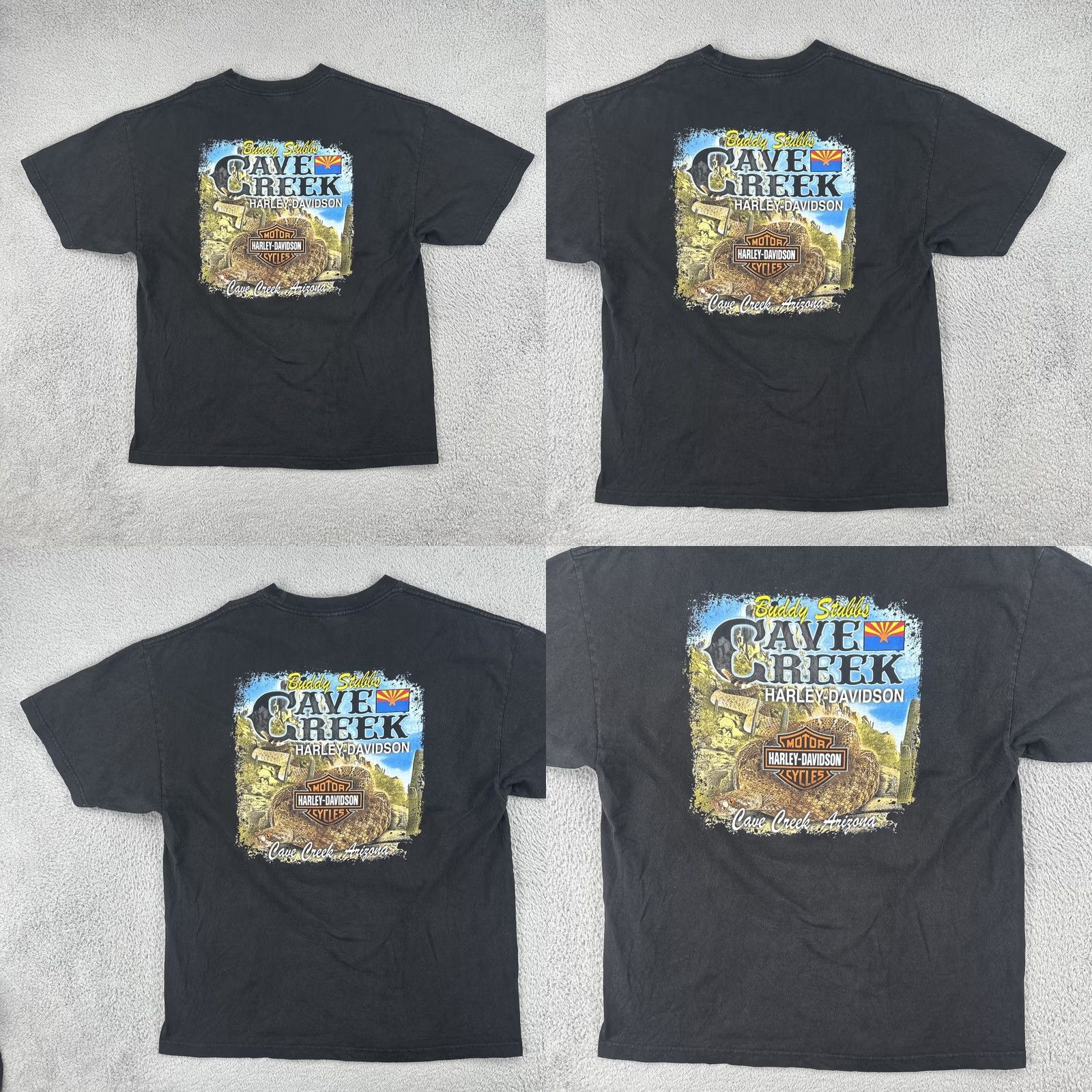 Harley Davidson Harley-Davidson T-Shirt 2XL Black Men Crew Neck Short Sleeve USA Motorcycle Biker 2XL Size US XXL / EU 58 / 5 - 10 Thumbnail