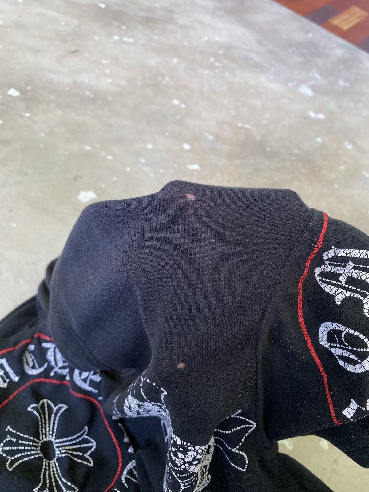 Japanese Brand Y.A.N.C Chrome Hearts Inspired Cross Sleeve Tee M Size US M / EU 48-50 / 2 - 6 Thumbnail