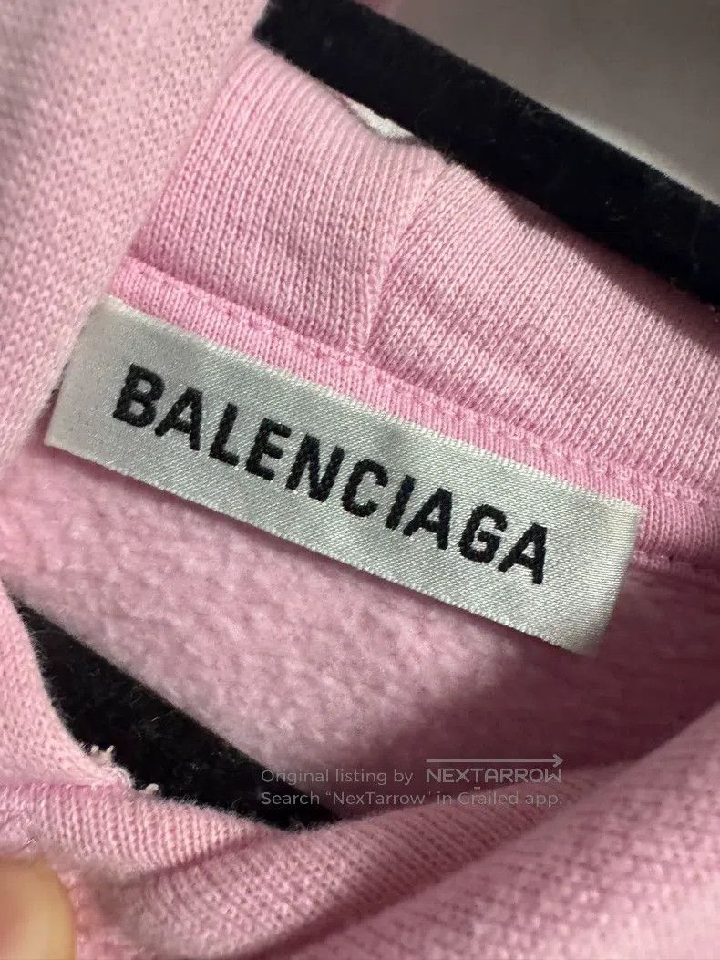 Balenciaga Balenciaga Pink hooded sweatshirt, size XS Size US XS / EU 42 / 0 - 5 Thumbnail