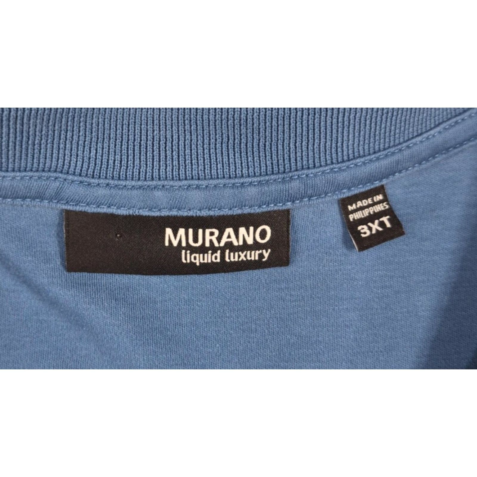 Murano Murano Liquid Luxury Polo Shirt Mens 3XLT Blue Short Sleeve Big Tall Preppy Shirt Size US XXL / EU 58 / 5 - 5 Thumbnail