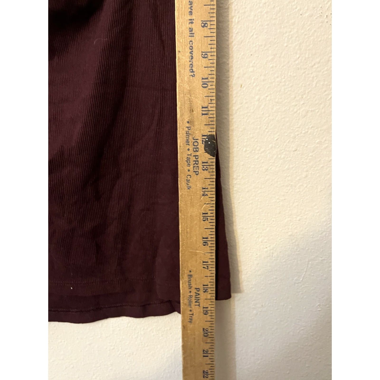Old Navy Old Navy V-Neck Tank Top Women XL Maroon Cotton Slim Size XL / US 12-14 / IT 48-50 - 4 Thumbnail