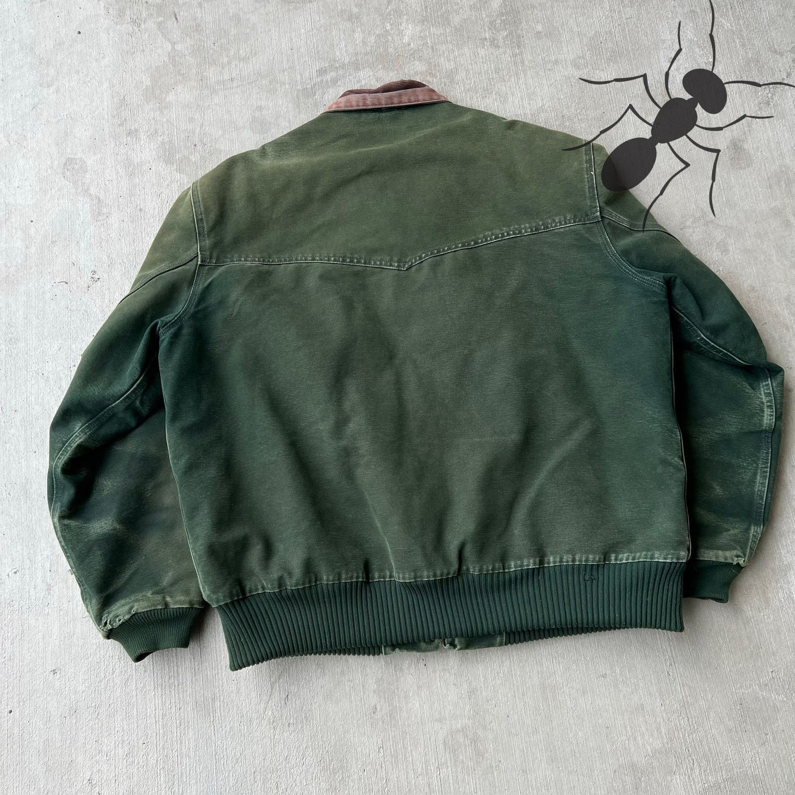 Carhartt × Vintage Carhartt J14 SPC green santa fe work wear jacket Size US XL / EU 56 / 4 - 4 Thumbnail