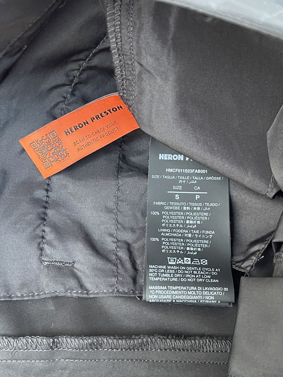 Heron Preston !DS! SS23 Heron Preston X-Ray Track Black Cargo Pants Size US 32 / EU 48 - 22 Thumbnail