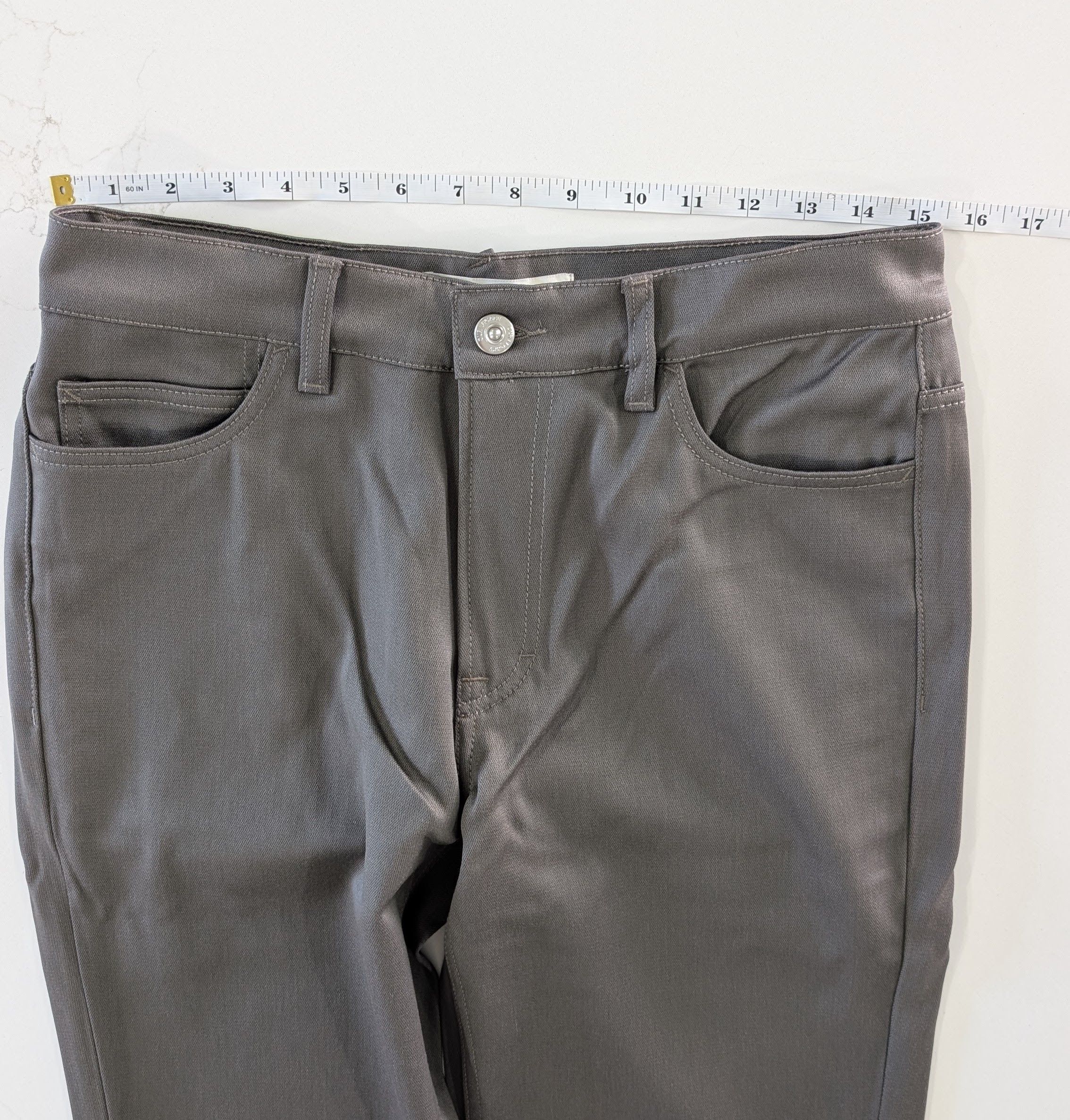 OUR LEGACY 70s Cut Mole Grey Exquisite Wool Trousers 30