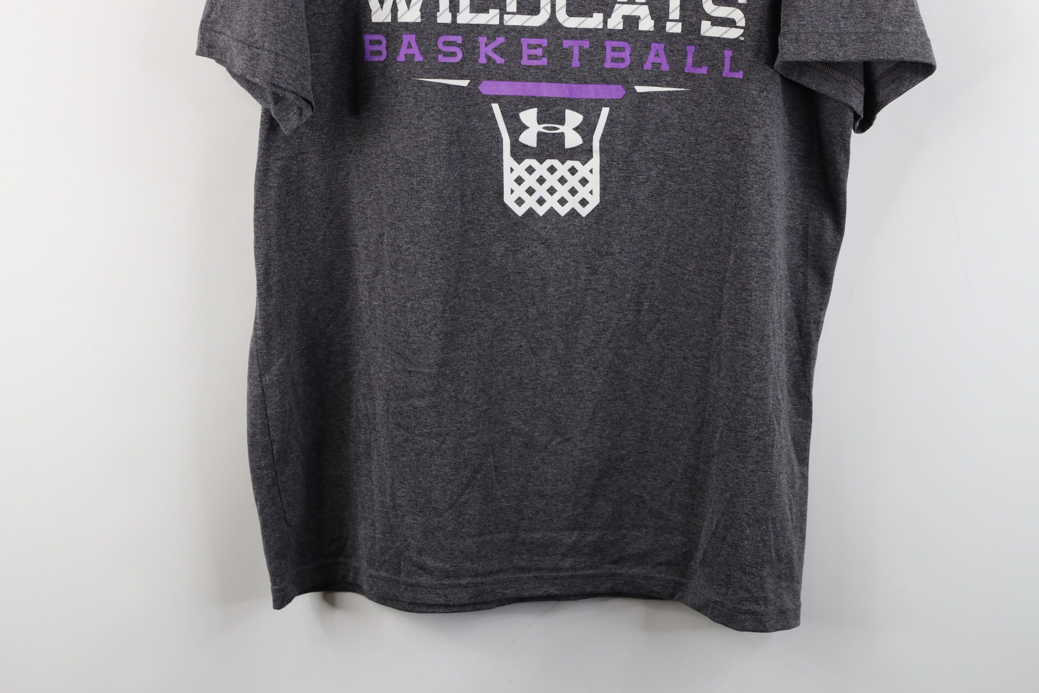 Under Armour × Vintage Under Armour Northwestern University Basketball T-Shirt Gray Size US M / EU 48-50 / 2 - 3 Thumbnail