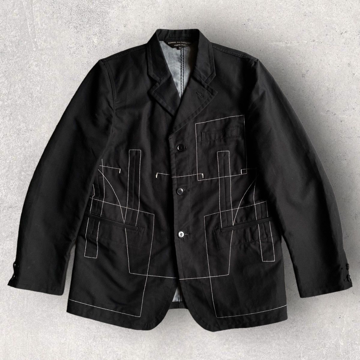 Comme des Garcons Homme Plus SS 2004 “Simple & Utility” Blazer Size US M / EU 48-50 / 2 - 1 Thumbnail