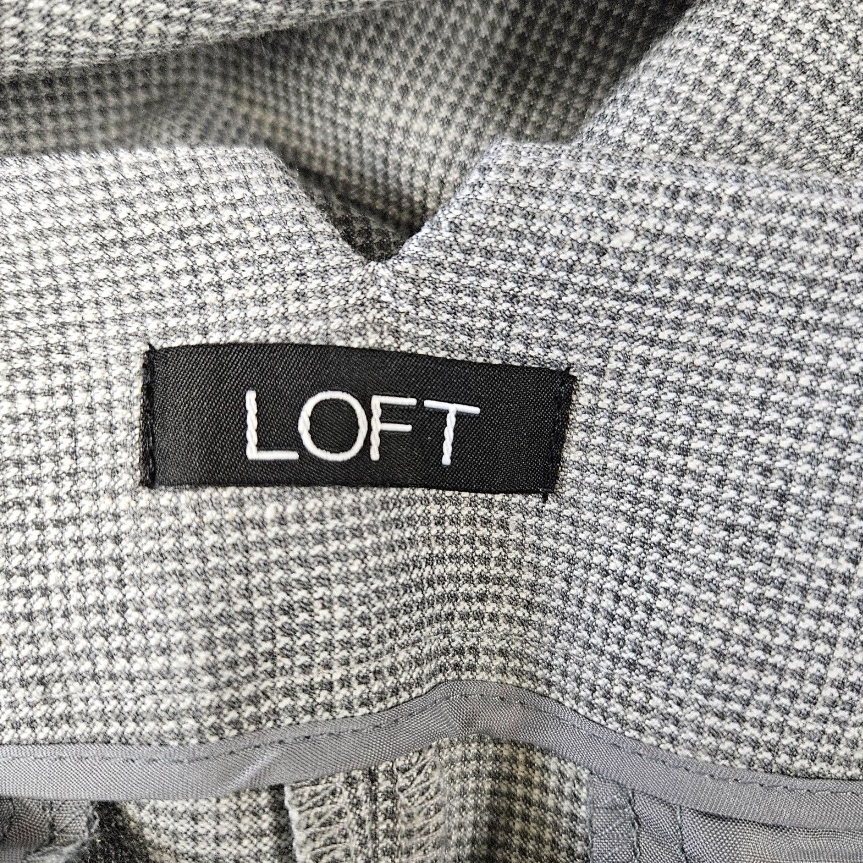 Loft LOFT Ann Taylor Womens Marisa Pants Sz 2 Gray Mid rise Dress Pants Regular Size 26" / US 2 / IT 38 - 8 Thumbnail