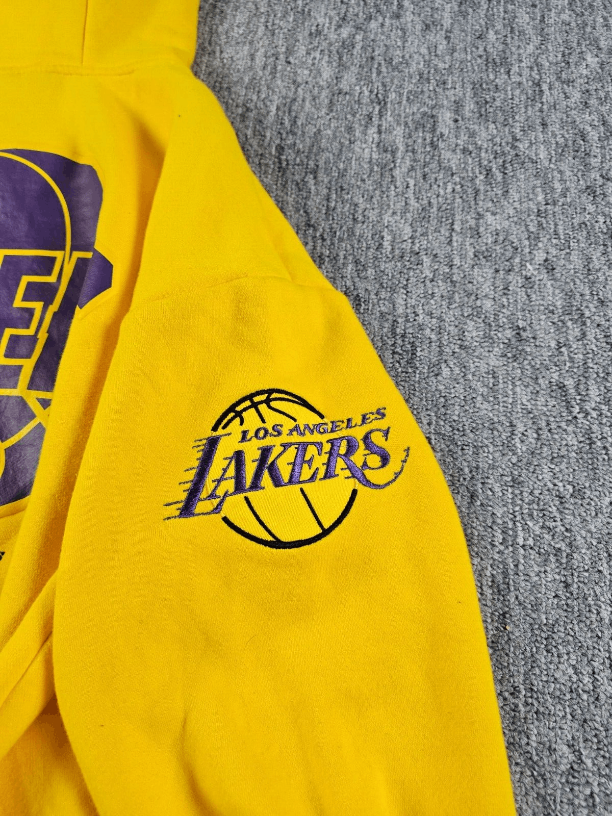 NBA NBA Lakers Hoodie by Josh Denzel Oversized Yellow M Size US M / EU 48-50 / 2 - 16 Thumbnail