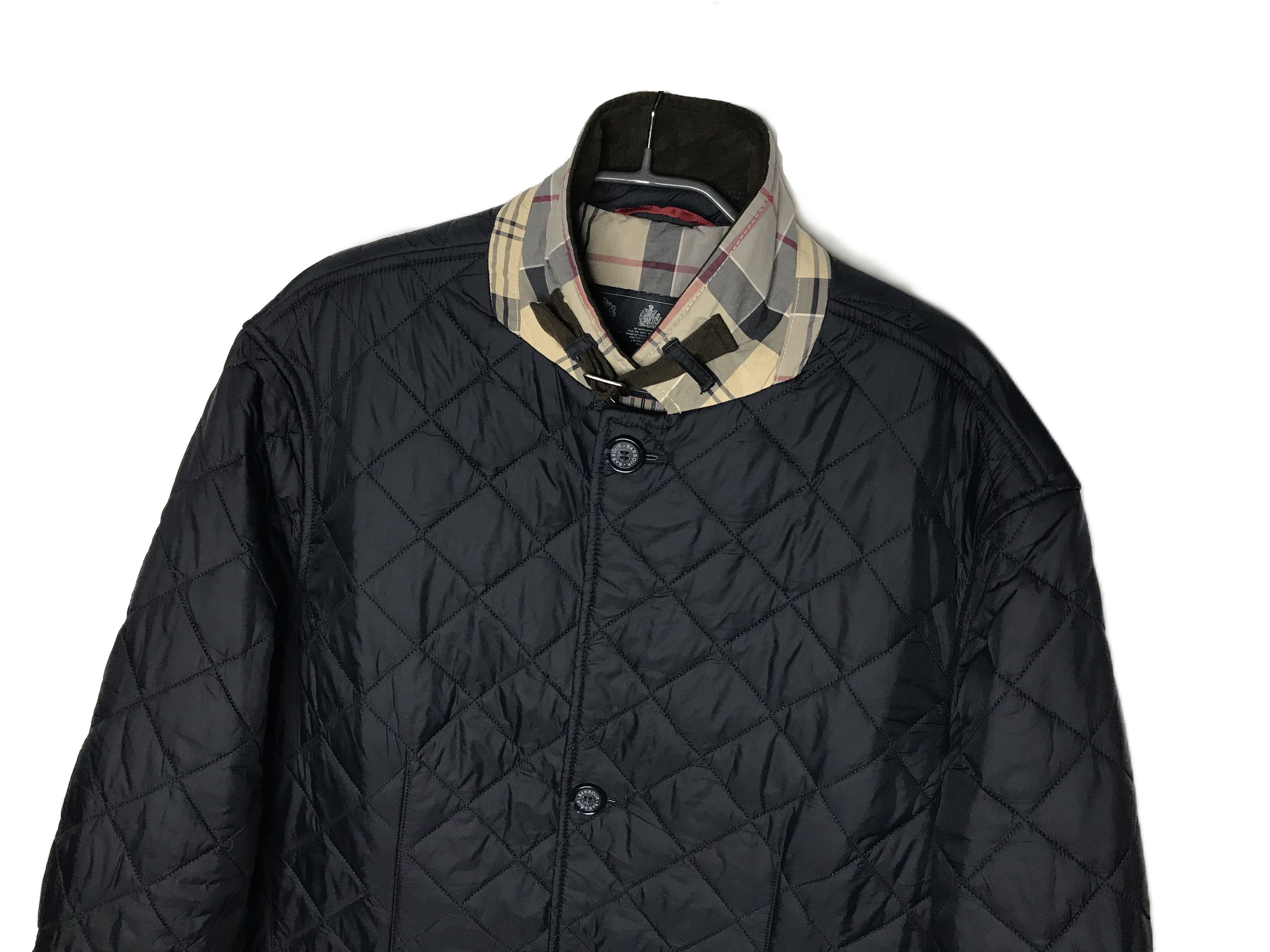 Barbour Barbour Quilted Sander Jacket Navy Mens Sz XL Size US XL / EU 56 / 4 - 4 Thumbnail