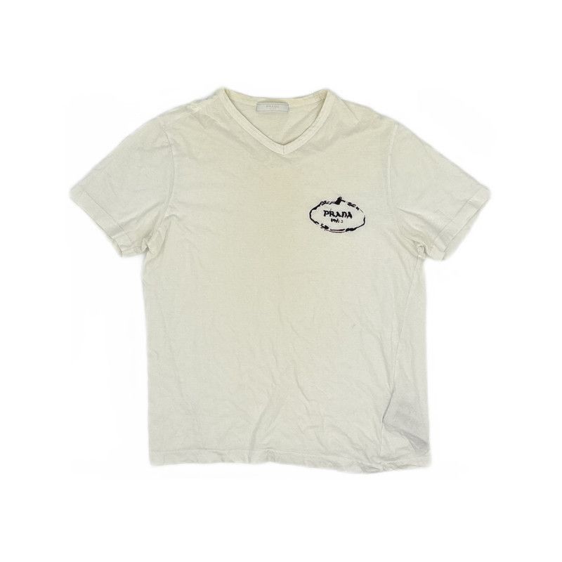 Prada Prada Logo Print Short Sleeve TShirt-2506 Size US M / EU 48-50 / 2 - 3 Thumbnail