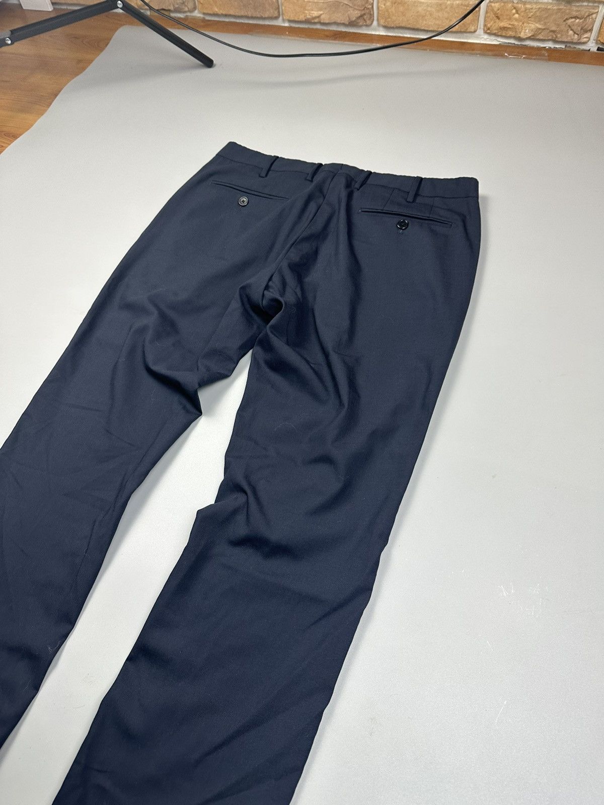 Hackett Hackett London Wool Formal Straight Fit Pants Size US 32 / EU 48 - 2 Thumbnail