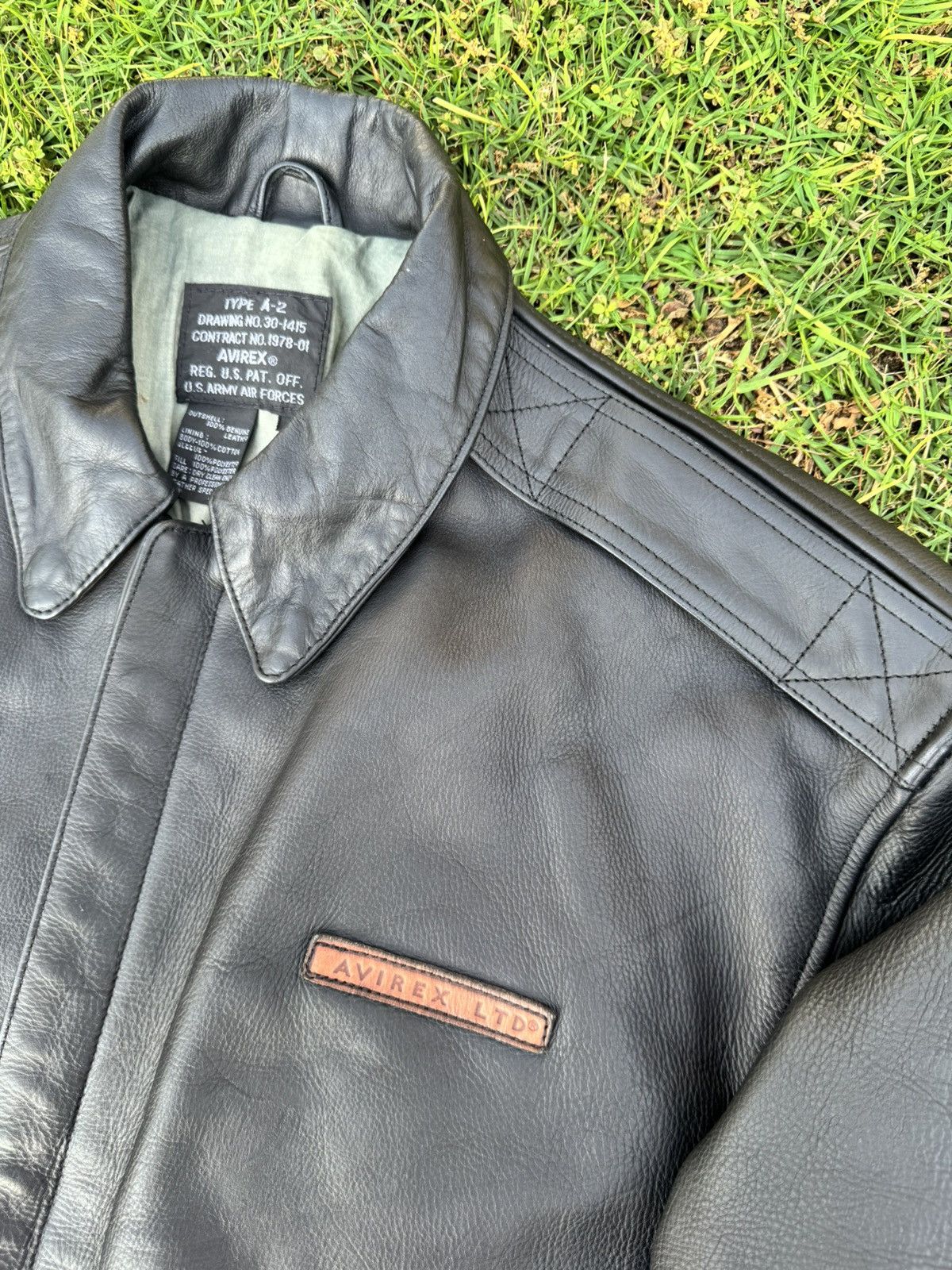 Avirex Vintage AVIREX A-2 Leather Flight Bomber Jacket Cowhide Size US XL / EU 56 / 4 - 6 Thumbnail
