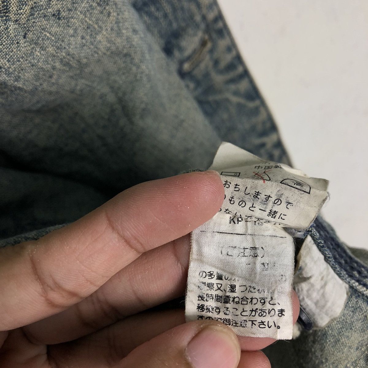 Japanese Brand 📌Vintage Trucker Denim Biker Jacket Polo Club Slant Pocket Size US L / EU 52-54 / 3 - 22 Thumbnail