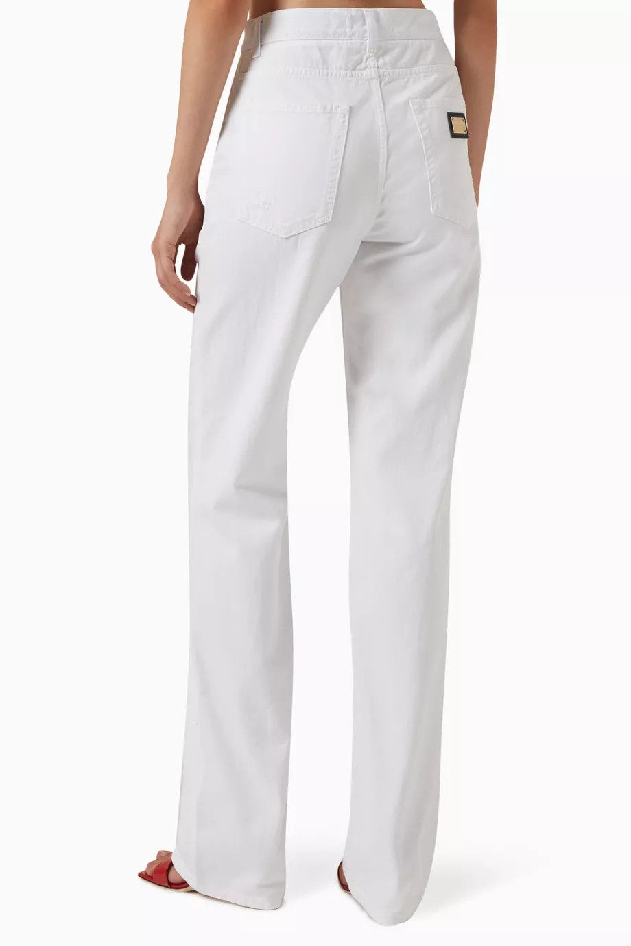 Dolce & Gabbana o1y0825 Denim Pant in White Size 28" / US 6 / IT 42 - 3 Thumbnail