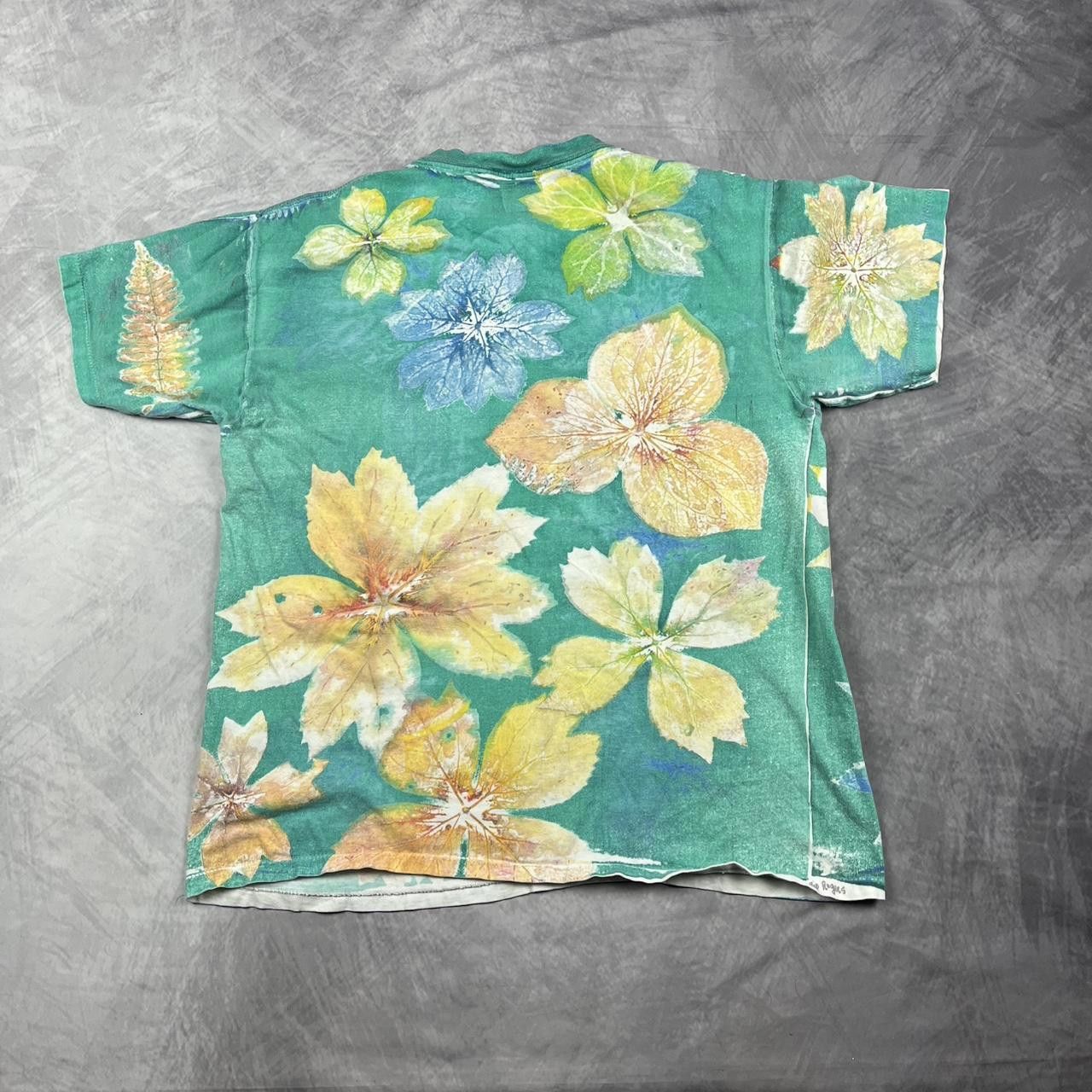 Designer Vintage flower all over print shirt Size US L / EU 52-54 / 3 - 2 Thumbnail