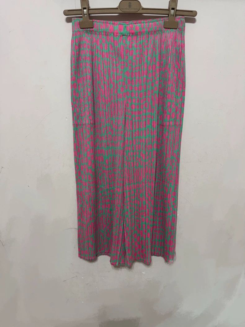 Issey Miyake ISSEY MIYAKE PP Pink Leopard Pleated Pants - dmc Size US 32 / EU 48 - 1 Thumbnail